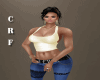 CRF* Creme Tank Top
