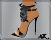 *AK black rose heels