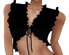 BLack Frilly Summer Top