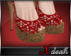 XD Red Leather Peeptoe