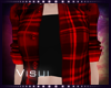 V| Red Plaid Shirt