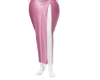 Pink Leather Skirt LLXL