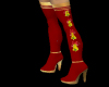 RED XMAST BOOTS