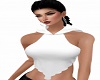 Sleeveless Hoody-White
