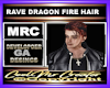 RAVE DRAGON FIRE HAIR