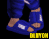Blue NlKE Slipper