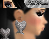 [A]Angel heart earrings