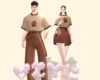 Labubu brown M