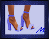 Blue Fuzz Sandal