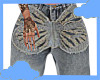 Trendy butterfly denim