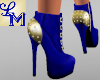 !LM Blue Suede BootSpike