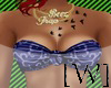 [W]Knotted blue bra