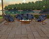TA Blue Couch Set