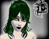 Dark green Chieko hair