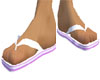 White/Pink Flip flop