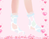 Pastel Cow Socks ~