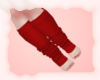 A: Red leg warmers