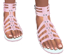 Medieval Sandals Pink