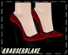 high-heeled red shoe