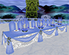 Wedding Blue Head Table