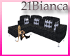 21b-black couch with 10p
