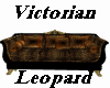 VICTORIAN LEOPARD COUCH
