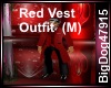 [BD]Red Vest Outfit(M)