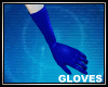 Power Girl Blue Gloves