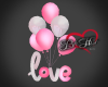 Hearts Love Balloons