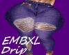 EMBXL Drip Purp Jeans