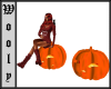 Halloween pumpk.chairs