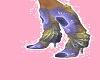 feather boots w/leggins