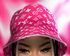 Pink LV Bucket Hat