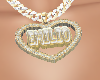 Emilio golden necklace-F