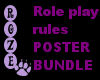 Role Play Rules Posters