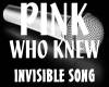 Who Knew - InvisibleSong