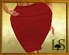 XXL Pencil Skirt Red