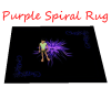 Purple Spiral Rug