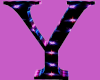 NEON ALPHABET LETTER Y