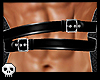 PVC Waist Belts Black