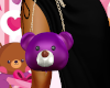 Purple Teddy Bear Purse