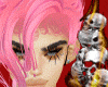 kira updo pink