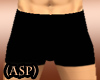 ASP) Black Shorts Male