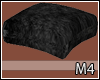 |M4| Black fur pillow