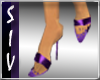 Violet Spiked Heels