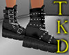 Black Spiked Boots