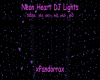 Neon Heart DJ Lights