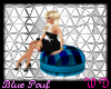 ~W~ Blue Pouf