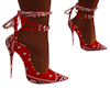 Red Bandana Heels