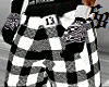 Blk&white Dickies plaid